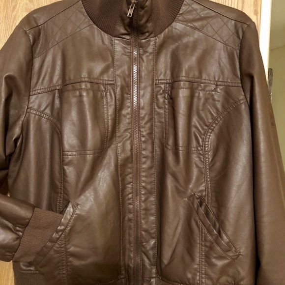 Xhilaration Jackets & Blazers - Brown Bomber Jacket